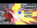 The intensity of calculated decision making