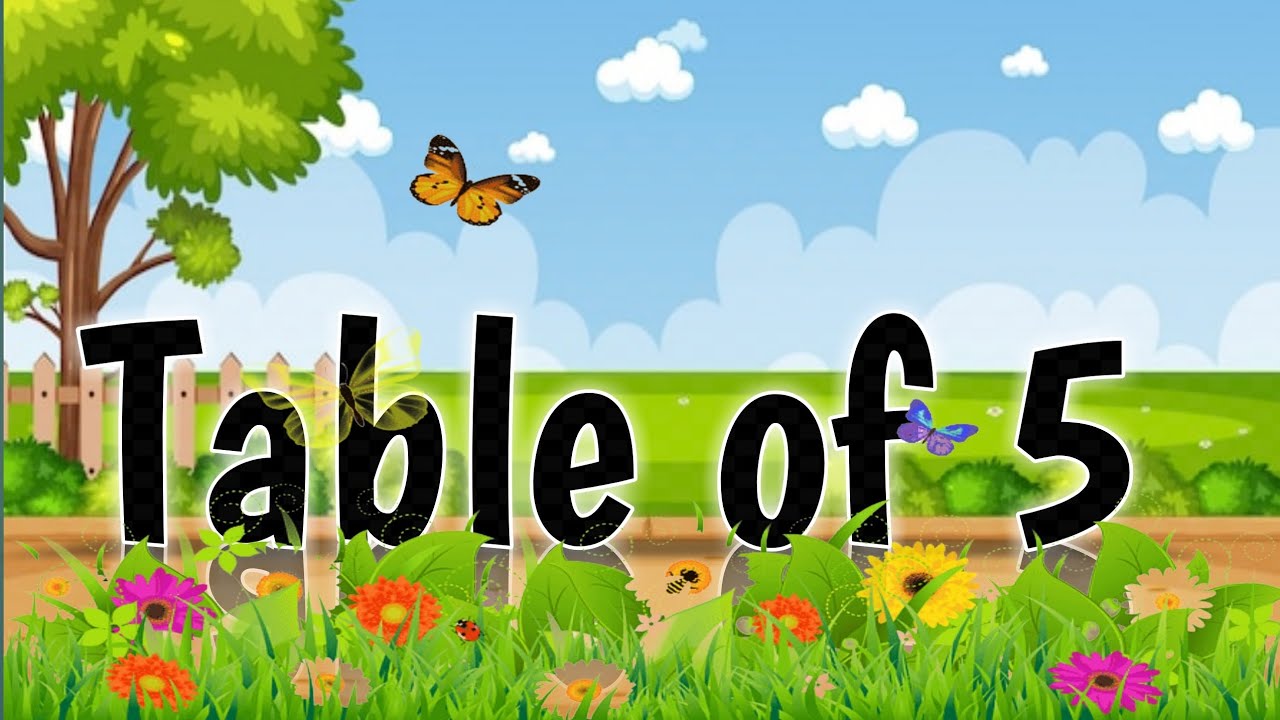 Table Of 5 Multiplying By 5 Table Of 5 Explained table Of 5 YouTube table-of-5-multiplying-by-5-table-of-5-explained-table-of-5-youtube