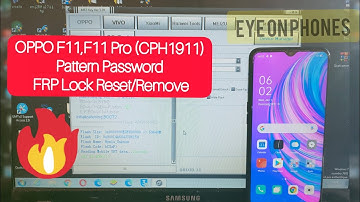 OPPO F11, OPPO F11 Pro Pattern Unlock in MRT Key 3.78 / Remove Pattern Lock | Bypass Google
