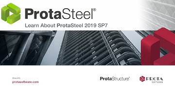 Part 4 - Learn About ProtaSteel 2019 SP7