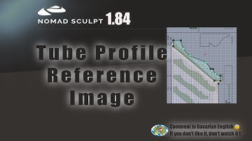 Nomad Sculpt - Tube profile reference image - Video manual 38 - Tutorial (V1.84 - 3.11.2023)