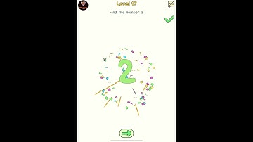 Brain Dop Erase One Part: Find The Number 2 Gameplay Walkthrough #Shorts