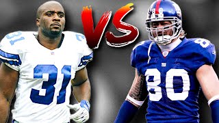 Jeremy Shockey vs Roy Williams (2006 wk 13) | TE vs Safety Matchup