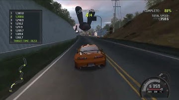 Need for Speed Pro Street Top Speed Run Supra