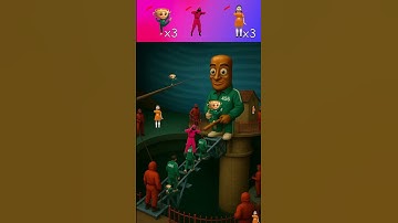 Find odd Squid Game  #김프로 #유백합 #squidgame3