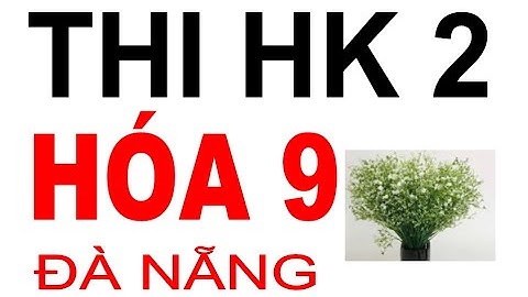 Đề thi học kì 2 hóa 9 đà nẵng năm 2024