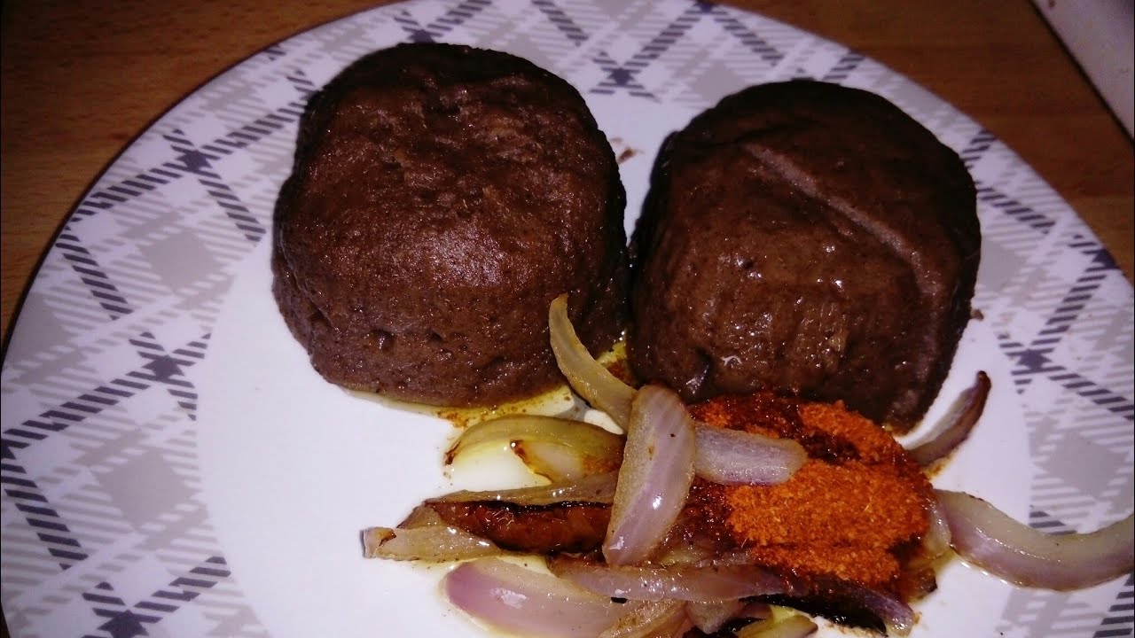 "Toubani", galette noire du Nord Bénin, facile et rapide