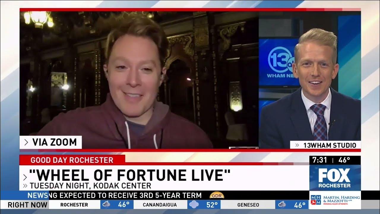Clay Aiken on hosting "Wheel of Fortune Live" at the Kodak Center YouTube