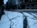 En bici por Mieres nevando. 6 enero 2010. VOL 1.
