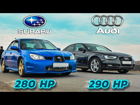 Audi A4 st.1 vs WRX vs Nissan Skyline 35 vs Honda Euro R vs Subaru BRZ