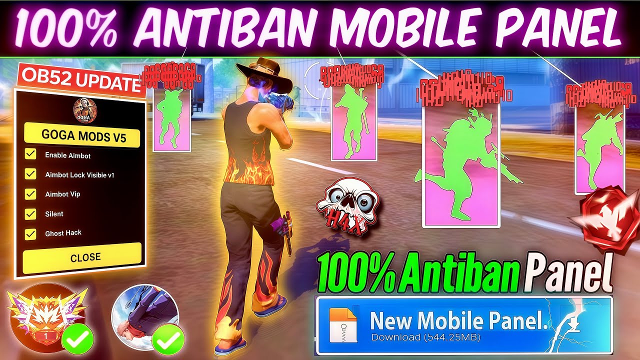 Free Fire Panel Mobile 🔥 FF Antiban Panel OB52 | Free Fire Hack New 😈 FF Injector 2026 | FF Panel