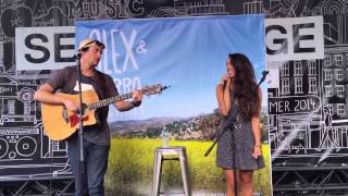 Video thumbnail of ""All for You" - Alex and Sierra, live"