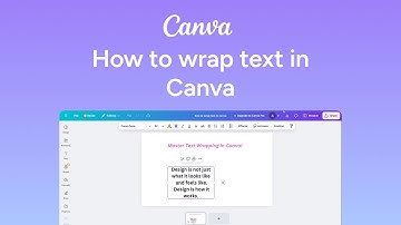 How to wrap text in Canva