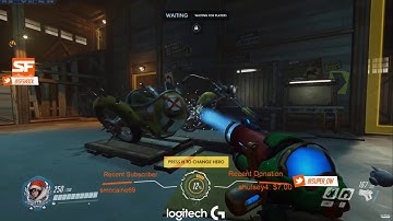 OVERWATCH JUNKERTOWN GLITCH | CRASHING SERVER WITH MEI