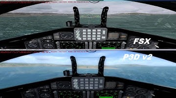 FSX vs Prepar3d v2 Comparison #1