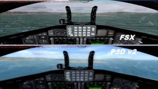 FSX vs Prepar3d v2 Comparison #1