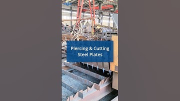Flame Cutting -- Steel Structure Process Explained #steelstructurefabrication #steelstructure