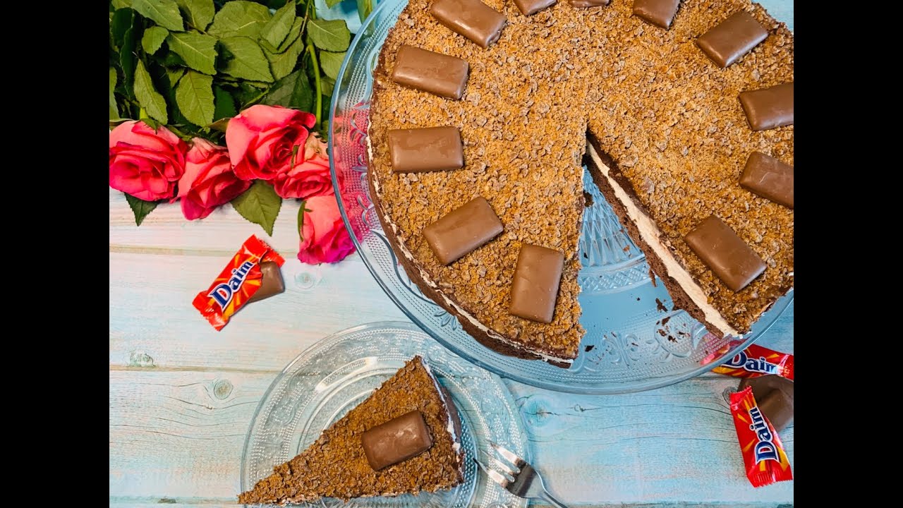 23+ schön Fotos Daim Kuchen - Daim Torte Rezept / Morgens und ...