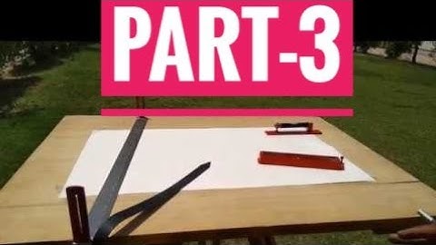 Part-3 Traversing Method In Plane Table Surveying In Hindi