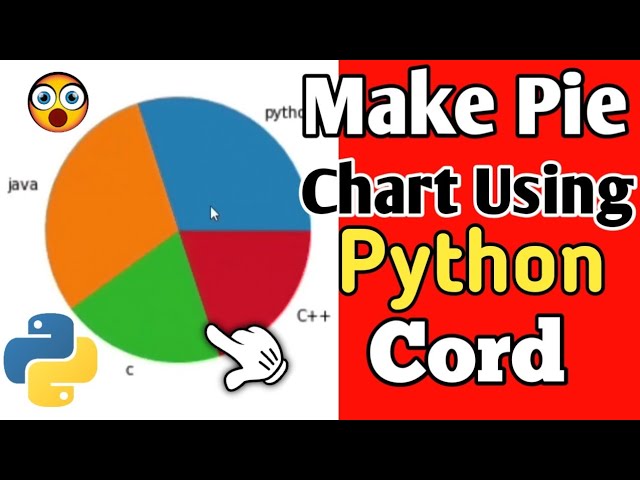 Make pie chart using Python🐍 || Python Tutorial, Graph, Chart