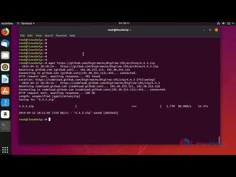 How to install Bigtree CMS 4.4.3 on Ubuntu 18.10
