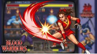 BLOOD WARRIORS: KASUMI ARCADE MODE (ARCADE MACHINE GAMEPLAY) #arcade #games
