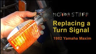 Simple broken turn signal replacement - 1982 Yamaha Maxim