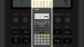 Fix matrix dimension error on a calculator