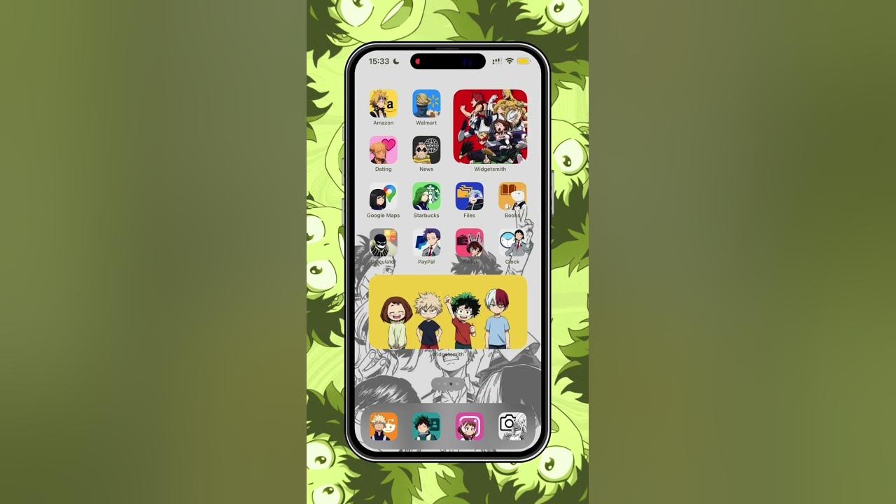 Anime App Icons for Android & iOS 14 Home Screen - Wallpapers Clan