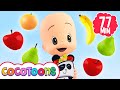 Cuquns magic fruits  learn the fruits with cuquin and ghost  educationals  cocotoons