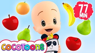 Cuquín's magic fruits  Learn the fruits with Cuquin and Ghost | Educational videos | Cocotoons