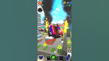 Dog And Flying Ambulance Portrait