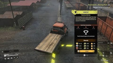 Container Delivery - Contest | SnowRunner