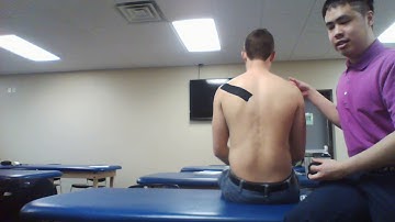 Scapula Taping for upward rotation and anterior tilt