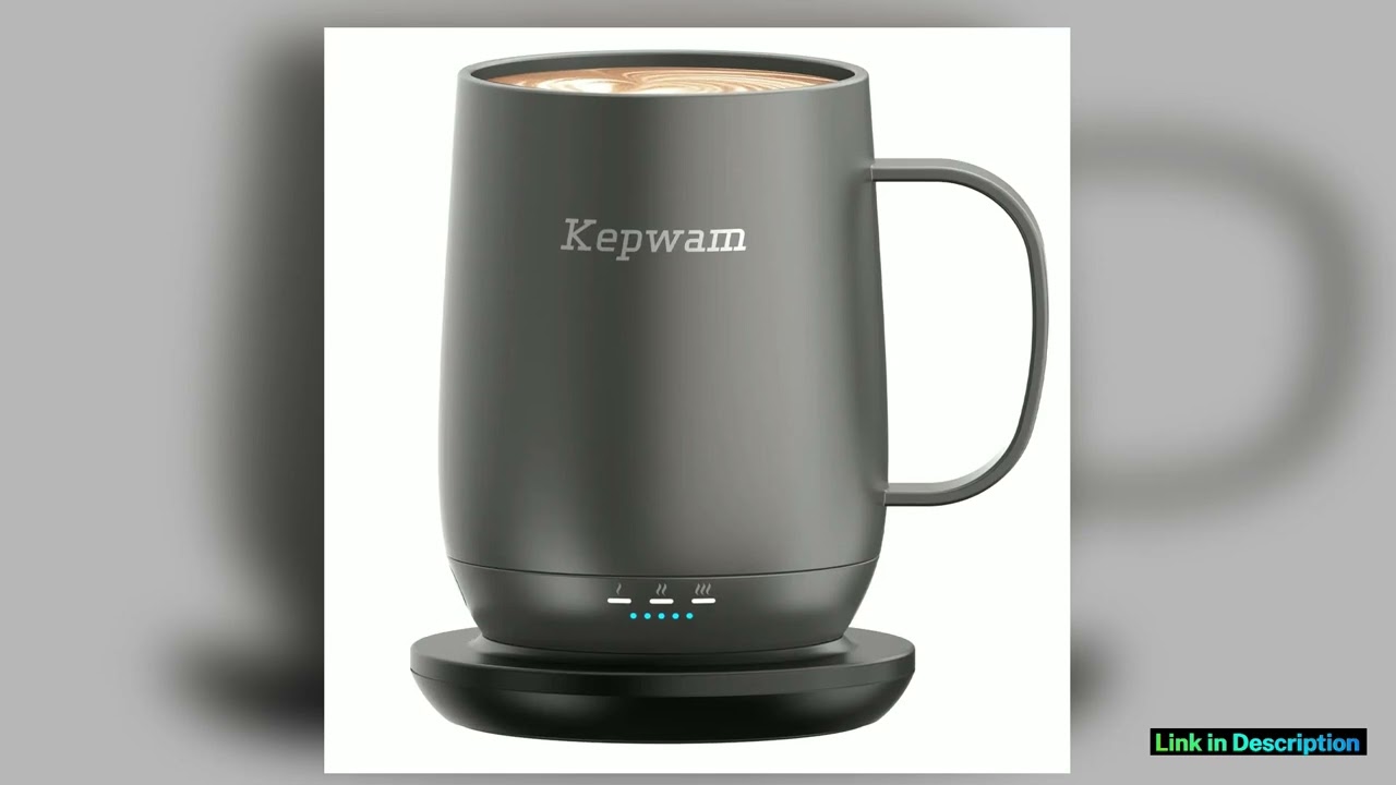 Self Heating Smart Coffee Mug 16oz Temperature Control up to 149 150 Min Battery Life No App New 20