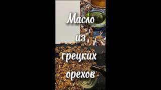 Масло из грецких орехов