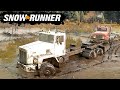 Wyciąganie ciężarówki z bagna - SnowRunner | #3