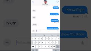 Texting Abbreviations in English