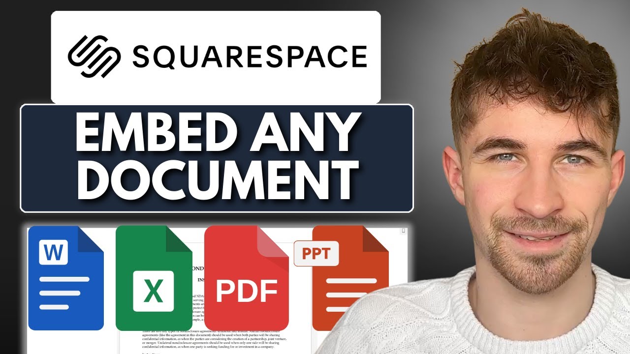 How to Embed Any Document on Squarespace (2025) - YouTube