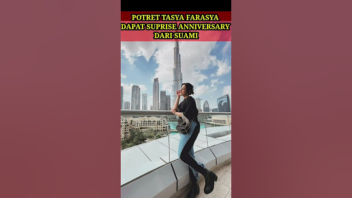POTRET TASYA FARASYA DAPAT SUPRISE ANNIVERSARY DARI SUAMI #shorts #tasyafarasya #infoartis #viral