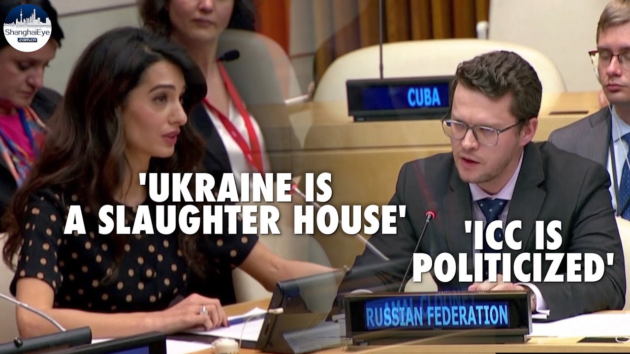 Human rights lawyer Amal Clooney pushes for Ukraine war crimes justice at UN