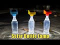 Reuse Plastic Bottle to Make a Solar Bottle Lamp