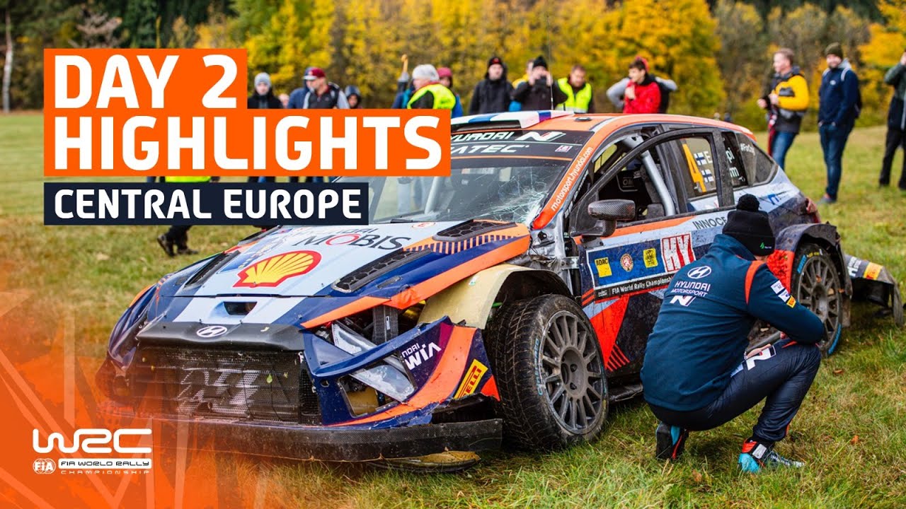 Day 2 Highlights  WRC Central European Rally 2023 