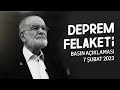 Genel Başkanımız Temel Karamollaoğlu, Deprem Felaketi ile ilgili basın açıklaması gerçekleştiriyor.