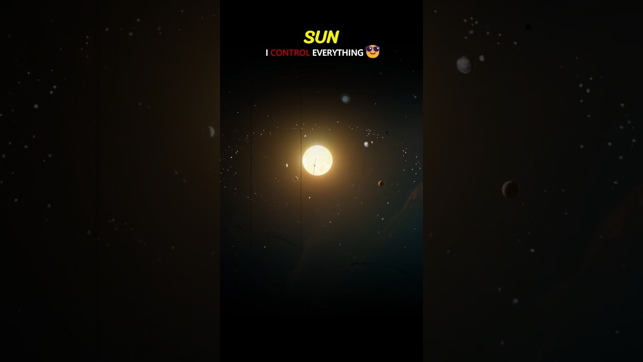 Sun vs Invisible Universe Forces ☠️🤯 #shorts #space #universe #sun #darkmatter #science #trending