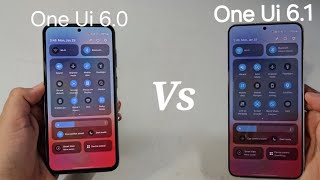 One Ui 6.0 vs. one ui 6.1 Animation battle