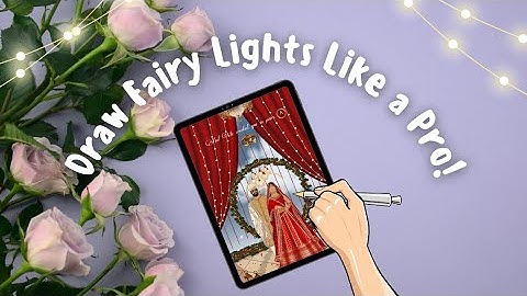 How I Made Fairy Lights in Medibang Paint | Easy Tutorial | Digital Art course