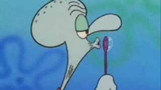 Squidward struggle to blow a bubble while i play unfitting music Resimi
