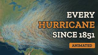 Every Atlantic Hurricane Since 1851, Animated