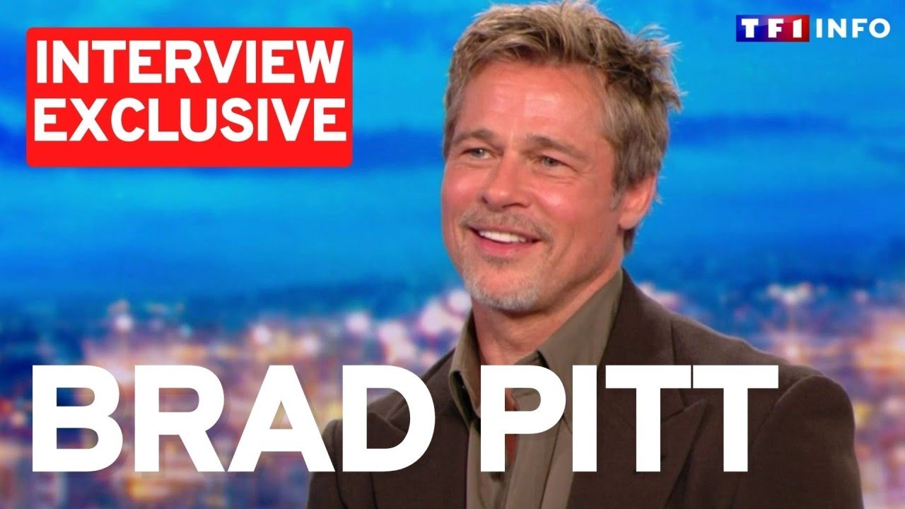 Brad Pitt invit exceptionnel du 20H de TF1  loccasion de la sortie du film Babylon